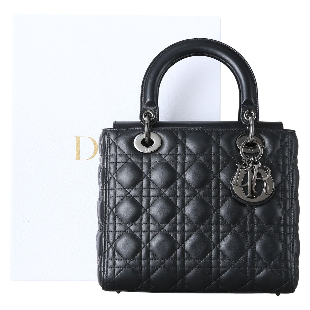 CHRISTIAN DIOR(USED)크리스찬디올 레이디디올 미디움 백